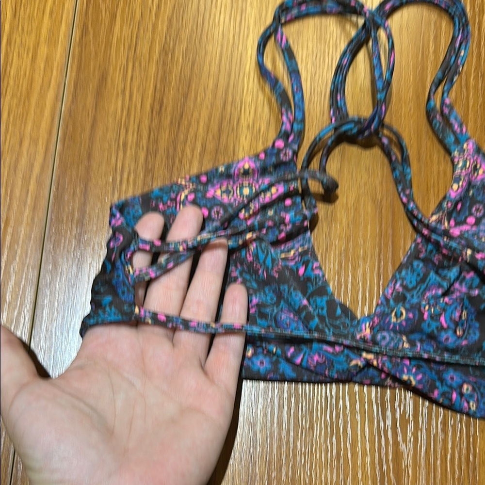 EUC Cute Multicolor Print Bikini Top with Cute Strap Design 🦖 - Picture 7 of 8